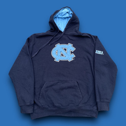 VINTAGE UNC EMBROIDERED HOODIE (L)